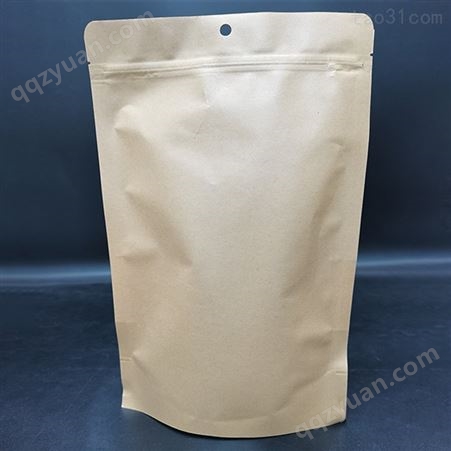 定制批发 牛皮纸自立袋 加厚牛皮纸袋 坚果食品包装袋