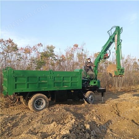 潍坊发动机定制生产 挖土运输一体随车挖 随车挖掘机厂家供应