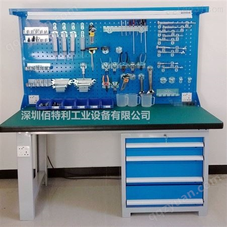 供应A3钢板修模工作台 南宁实验桌支持定制 佰特利钳工装配台厂家