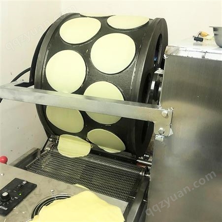 鲁品提供技术 全自动薄饼机 蛋皮机 千层蛋皮设备