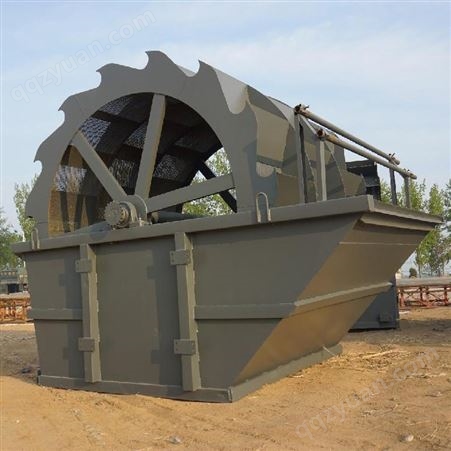 定制洗砂设备 万成GY-06轮斗洗砂机生产线 稳定