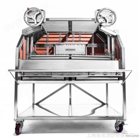 美国GRILLWORKS Infierno X66/X88/X100重型升降式烤炉烧烤架