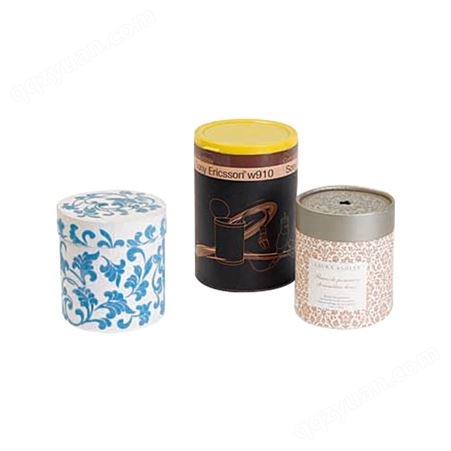 彩印巧克力包装纸筒 化妆品坚果圆筒纸罐印刷 礼品花茶包装纸管