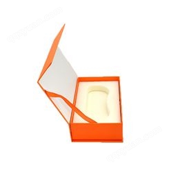 加工生产 橘黄色眼镜盒 定制款眼镜盒 河北邢台 加印logo