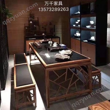青岛中式茶桌 大板桌 中式茶桌定价批发 质量保障 价格实惠
