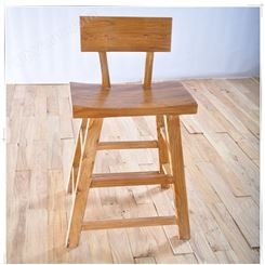 老榆木吧椅 实木仿旧吧台凳 时尚复古酒吧椅子 可来样定制