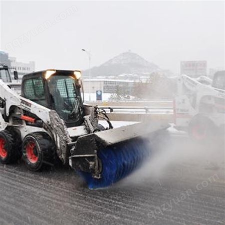 座驾式四轮除雪装载机 冬季道路积雪清扫机 马路破冰清雪设备