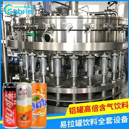 JDGD12-01小型易拉罐汽水设备含气饮料灌装机械易拉罐碳酸饮料生产线塑料罐