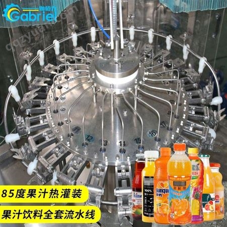 玻璃瓶饮料设备果汁灌装机械石榴汁饮料生产线成套设备伽佰力机器