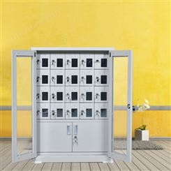 20门钢制手机充电柜 usb智能手机存放柜 学校定制手机柜
