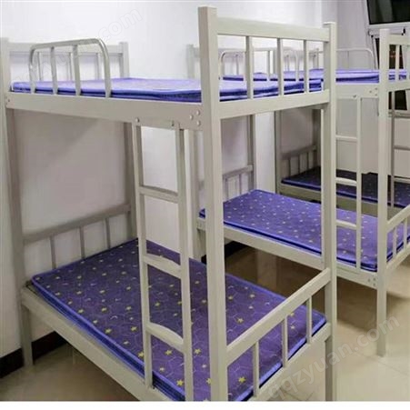 工地用上下床双层床供应厂家 鸣远 学校连体上下床 儿童高低床定制