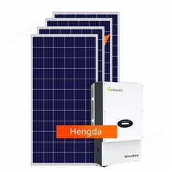 恒大厂家销售 多晶300W光伏发电板太阳能电池板 光伏发电系统家用