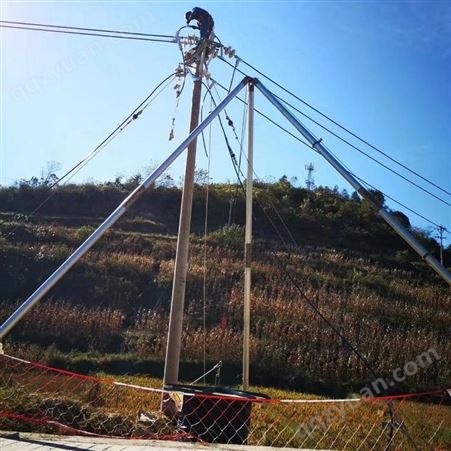 【刻发】立杆机厂家专业生产销售各种电力立杆机 8米10米12米15米铝合金三角拔杆 人字抱杆 水泥杆线杆起杆器