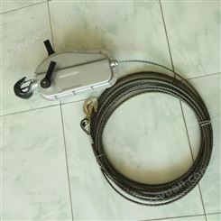 HSS型钢丝绳手动葫芦 钢丝绳手扳牵引葫芦 野外施工用钢丝绳牵引器 1.5T 3T  5T /20米