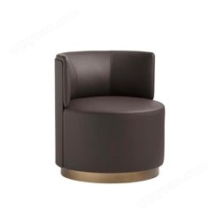 鼎富金属DF603单人沙发围椅 简约沙发椅 时尚梳妆椅 售楼部休闲椅