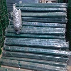 荷兰柱生产厂家 浸塑铁丝荷兰网 绿色电焊铁丝网