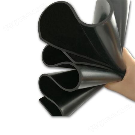 汉邦黑色工业橡胶板耐高温抗耐老化减震耐磨胶板工业橡胶垫密封件材料