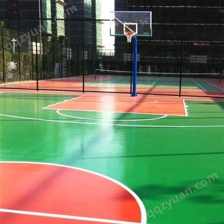 硅pu篮球场地 球场硅pu地坪 硅pu面层施工 欢迎