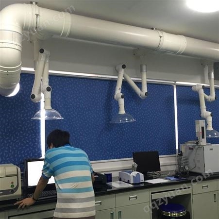 新乡管径75实验室抽气罩 周口管径110万向抽气罩 反应釜PP排烟罩