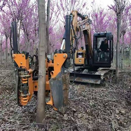 江苏苗圃用100型移栽挖树一体机厂家可发