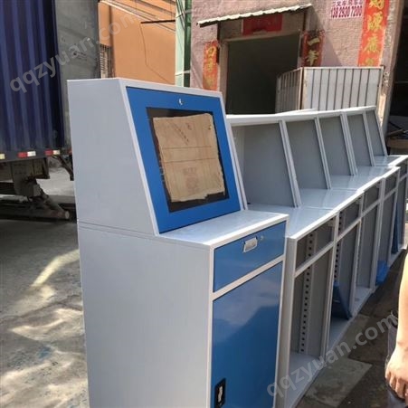供应深圳PC电脑柜 储放电脑柜子 防尘防盗1.5米工业电脑柜