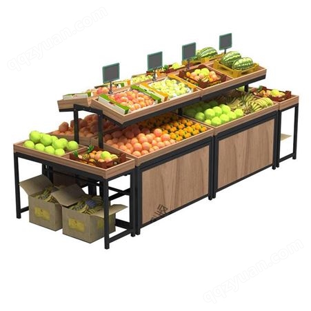 水果店货架定制 水果展示柜 水果展柜生产厂家 杭州坚塔货架