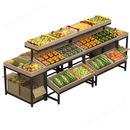 定做水果展示柜 水果货架 生产厂家 杭州坚塔货架