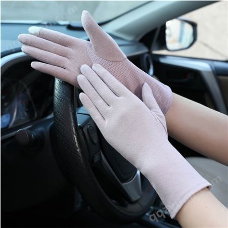 户外骑车手套 手部保养手套 定制加工 棉质纯色手套 棉质触屏手套