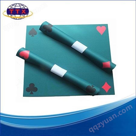 厂家新款扑克桌垫 桌垫(图) 天然橡胶+布面彩色印刷 多款可选