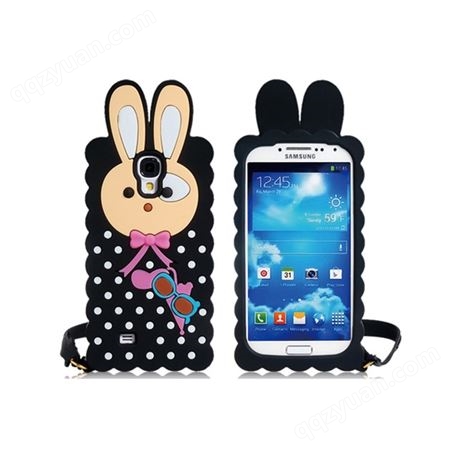 兔子硅胶手机套_黑色硅胶手机套_适用于各种型号手机_旭凯
