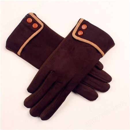 东弘生产 触屏保暖手套 麂皮绒手套 全指麂皮手套