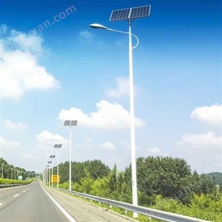 供应新农村太阳能路灯 小金豆 飞机蓝LED路灯灯头 锂电池太阳能路灯生产厂家
