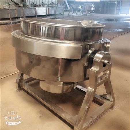 厂家 全自动不锈钢蒸汽夹层锅商用 可倾夹层锅可带搅拌设备
