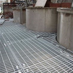 平台钢格板踏板 厂房楼梯踏板 水沟排水盖板