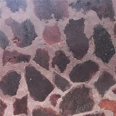 红色黑色汇鑫矿业1-50mm园林绿化水族火山石 火山石板