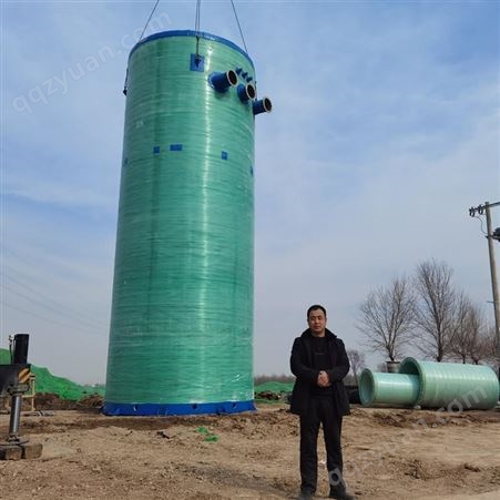 利安玻璃钢一体化泵站 智能农田灌溉用一体化泵站供水系统