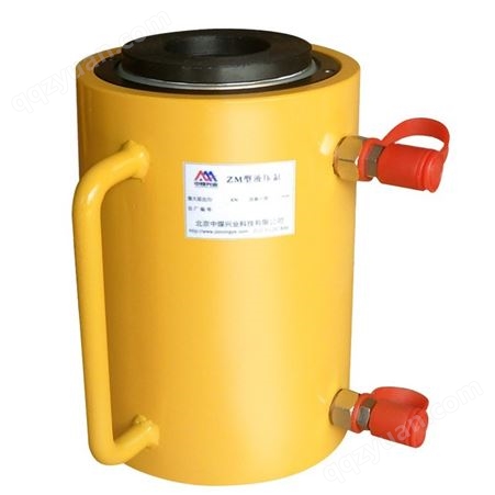 分离式空心液压缸定制公路铁路建设用双作用电动液压油缸中空油