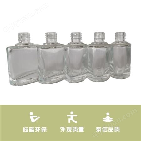 日化包装扁方瓶 指甲油瓶 汽车香水瓶 小规格玻璃瓶