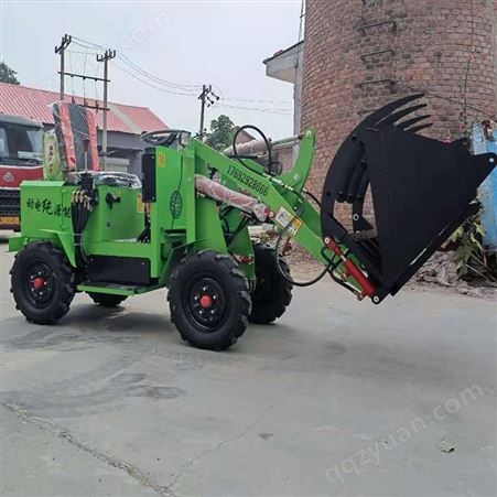 农用柴油动力铲车 电动四驱小型装载机
