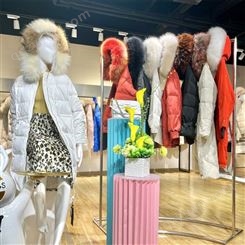 时尚221冬季羽绒服 品牌折扣女装直播供应链货源