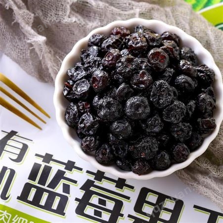 九鑫山珍有机养殖蓝莓干大颗粒蓝莓果干独立包装500g