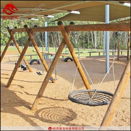 公园木屋造型定做大型游乐木质工艺品儿童游乐无动力拓展体育装置公司