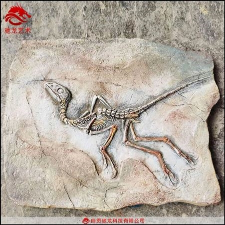 霸王龙化石板埋藏现场儿童沙坑恐龙骨架考古恐龙玻璃钢树脂化石