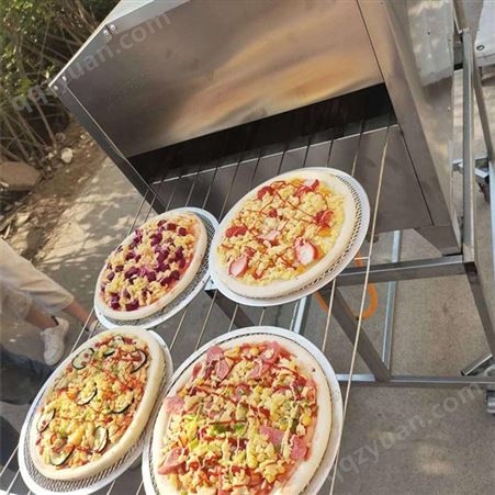 商用披萨烤箱 燃气加热披萨炉 户外摆摊披萨机 多种口味