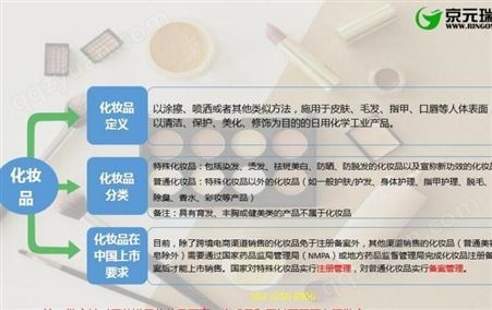 京元瑞环专业进口化妆品注册备案