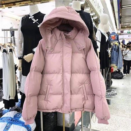 河北厂家女式棉衣冬季棉袄外套韩版面包服女装棉服清货