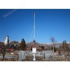 铝钛合金气象支架  风杆自动气象站   自立气象风杆   六要素气象站风杆厂家