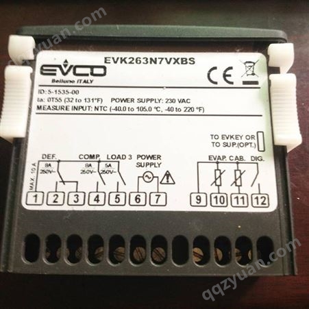 EVCO温度控制器EVK263N7VXBS升级型号EV3123N7