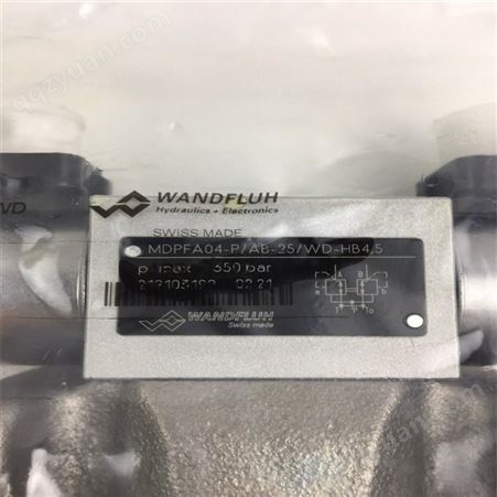WANDFLUH万福乐电磁阀厂家供应 WVPFA10-BDA-V-90-ti-G24/WD 全国直销