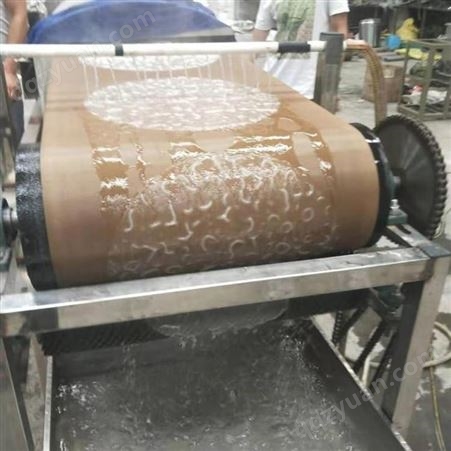 临汾粉皮机搅拌桶 佳元JY205型自动上浆红薯粉皮机 定制加宽粉皮机